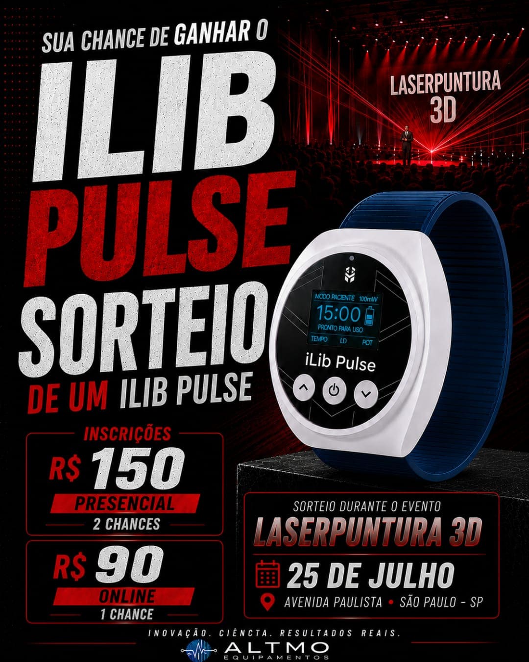 Sorteio Laserpuntura 3D